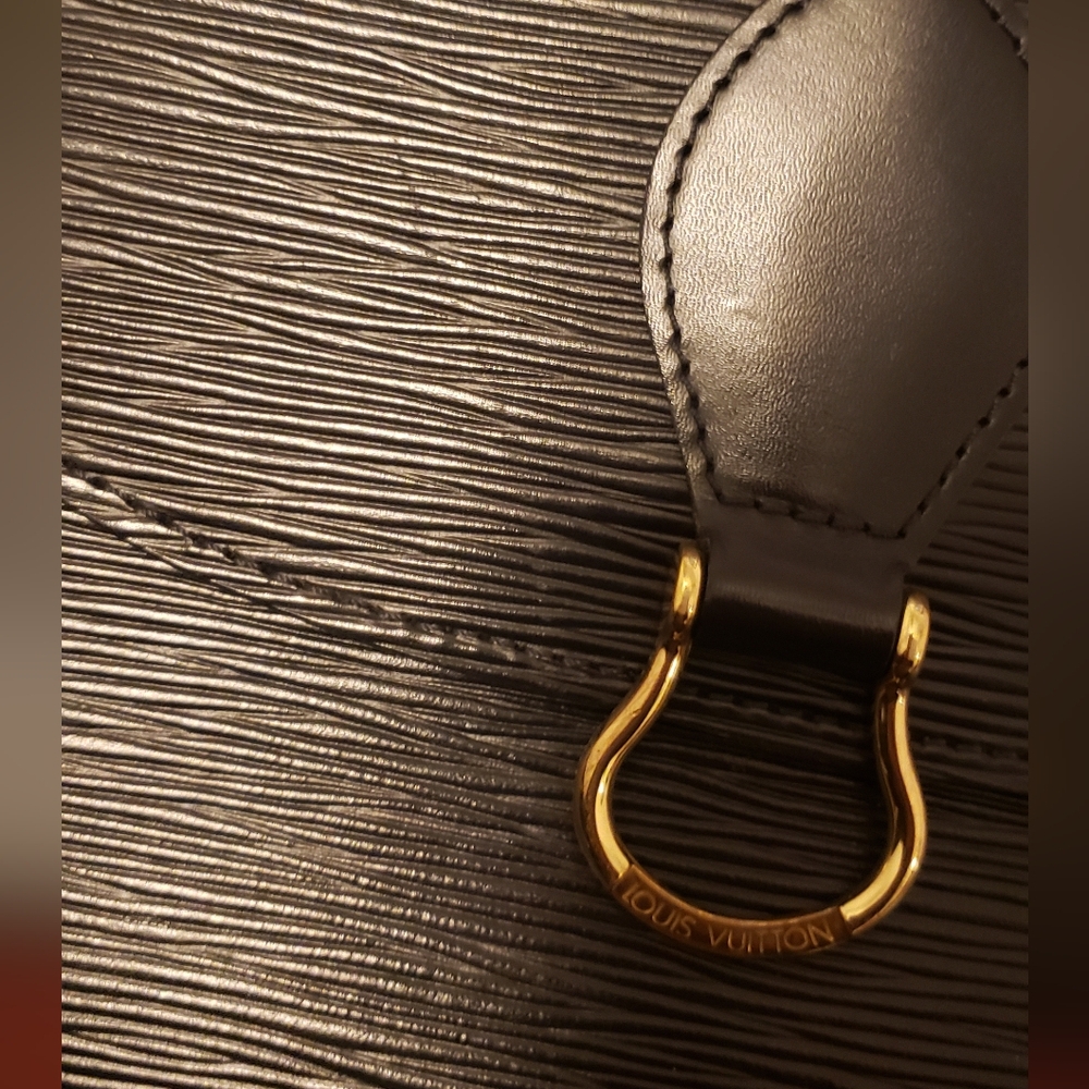 Authentic Louis Vuitton epi leather saddle bag black - Picture 13 of 14